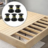 Maxbell 5Pcs Bed Beams Support Foot Adjustable Bed Center Slat Support Leg for Chair 12cm to 18cm