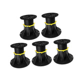 Maxbell 5Pcs Bed Beams Support Foot Adjustable Bed Center Slat Support Leg for Chair 14cm to 22cm