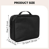 Maxbell Travel Jewelry Organizer Case Gift for Women Practical Home Zipper Pouch Bag