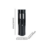 Maxbell Handheld Flashlight Small Pocket Flashlight for Camping Car Garage Household Black