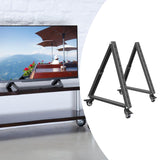 Maxbell Low Height Mobile TV Stand Mobile TV Cart for Conference Office Meeting Room