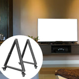 Maxbell Low Height Mobile TV Stand Mobile TV Cart for Conference Office Meeting Room