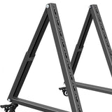 Maxbell Low Height Mobile TV Stand Mobile TV Cart for Conference Office Meeting Room