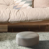 Maxbell Round Floor Pillow Soft Floor Cushion for Home Couch Chair Bed Car Work Room Dark Gray