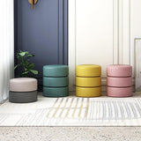 Maxbell Round Floor Pillow Soft Floor Cushion for Home Couch Chair Bed Car Work Room Dark Gray