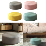 Maxbell Round Floor Pillow Soft Floor Cushion for Home Couch Chair Bed Car Work Room Dark Gray