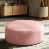 Maxbell Round Floor Pillow Soft Floor Cushion for Home Couch Chair Bed Car Work Room Pink