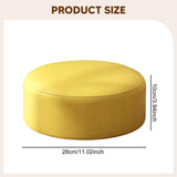 Maxbell Round Floor Pillow Soft Floor Cushion for Home Couch Chair Bed Car Work Room Yellow