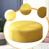 Maxbell Round Floor Pillow Soft Floor Cushion for Home Couch Chair Bed Car Work Room Yellow