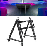 Maxbell Low Height Mobile TV Stand Mobile TV Mount Stand for Exhibitions Home Office