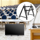 Maxbell Low Height Mobile TV Stand Mobile TV Mount Stand for Exhibitions Home Office