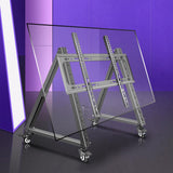 Maxbell Low Height Mobile TV Stand Mobile TV Mount Stand for Exhibitions Home Office
