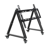 Maxbell Low Height Mobile TV Stand Mobile TV Mount Stand for Exhibitions Home Office