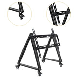 Maxbell Low Height Mobile TV Stand Mobile TV Mount Stand for Exhibitions Home Office