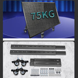 Maxbell Low Height Mobile TV Stand Mobile TV Mount Stand for Exhibitions Home Office