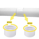 Maxbell Exhaust Hose Connector Round Easy Installation Extender Exhaust Hose Coupler Diameter 150MM