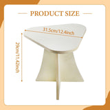 Maxbell Corner Shower Stool Ornament Foot Rest Step Stool for Bedroom Indoor Balcony