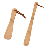 Maxbell Shoe Horn Compact Smooth with Hanging Rope Shoehorn for Disabled Adults Kids Short