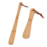 Maxbell Shoe Horn Compact Smooth with Hanging Rope Shoehorn for Disabled Adults Kids Short