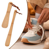 Maxbell Shoe Horn Compact Smooth with Hanging Rope Shoehorn for Disabled Adults Kids Short