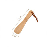 Maxbell Shoe Horn Compact Smooth with Hanging Rope Shoehorn for Disabled Adults Kids Short