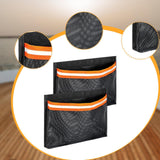 Maxbell 2Pcs Boat Storage Mesh Bags PVC with Reflective Stripe for Tools Gear Tackle