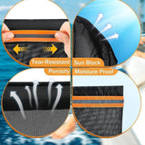 Maxbell Boat Storage Mesh Bag 10x7 inch Universal Storage Net for Gloves Gear Tackle