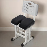 Maxbell Memory Foam Seat Cushion Soft Kids Cushions for Dorm Sturdy Room Home Office Dark Gray