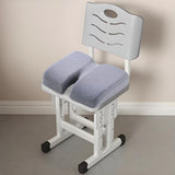 Maxbell Memory Foam Seat Cushion Soft Kids Cushions for Dorm Sturdy Room Home Office Light Gray