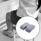 Maxbell Memory Foam Seat Cushion Soft Kids Cushions for Dorm Sturdy Room Home Office Light Gray