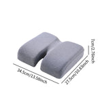 Maxbell Memory Foam Seat Cushion Soft Kids Cushions for Dorm Sturdy Room Home Office Light Gray