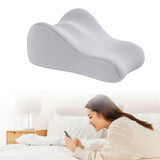 Maxbell Memory Foam Bed Wedge Pillow Headboard for Men Women Watching Movies Massage dark grey