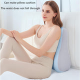 Maxbell Memory Foam Bed Wedge Pillow Headboard for Men Women Watching Movies Massage light grey