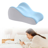 Maxbell Memory Foam Bed Wedge Pillow Headboard for Men Women Watching Movies Massage light grey