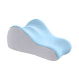 Maxbell Memory Foam Bed Wedge Pillow Headboard for Men Women Watching Movies Massage light grey