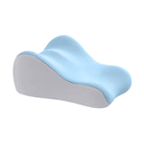 Maxbell Memory Foam Bed Wedge Pillow Headboard for Men Women Watching Movies Massage light grey