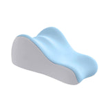 Maxbell Memory Foam Bed Wedge Pillow Headboard for Men Women Watching Movies Massage light grey