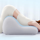 Maxbell Memory Foam Bed Wedge Pillow Headboard for Men Women Watching Movies Massage light grey