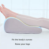 Maxbell Memory Foam Bed Wedge Pillow Headboard for Men Women Watching Movies Massage light grey