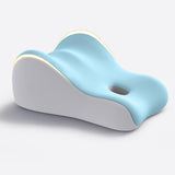 Maxbell Memory Foam Triangle Pillow Wedge Trendy for Apartment Back Sleeping Massage light grey