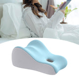 Maxbell Memory Foam Triangle Pillow Wedge Trendy for Apartment Back Sleeping Massage light grey