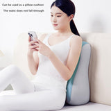 Maxbell Memory Foam Triangle Pillow Wedge Trendy for Apartment Back Sleeping Massage light grey