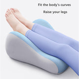 Maxbell Memory Foam Triangle Pillow Wedge Trendy for Apartment Back Sleeping Massage light grey