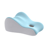 Maxbell Memory Foam Triangle Pillow Wedge Trendy for Apartment Back Sleeping Massage light grey