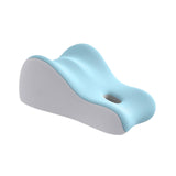 Maxbell Memory Foam Triangle Pillow Wedge Trendy for Apartment Back Sleeping Massage light grey