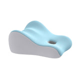 Maxbell Memory Foam Triangle Pillow Wedge Trendy for Apartment Back Sleeping Massage light grey