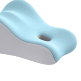 Maxbell Memory Foam Triangle Pillow Wedge Trendy for Apartment Back Sleeping Massage light grey