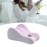 Maxbell Memory Foam Triangle Pillow Wedge Trendy for Apartment Back Sleeping Massage blue