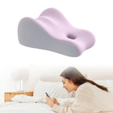 Maxbell Memory Foam Triangle Pillow Wedge Trendy for Apartment Back Sleeping Massage blue