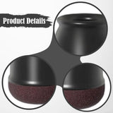 Maxbell 8Pcs Chair Leg Floor Protectors Carpet Nonslip Furniture Leg Cover Pads Caps Black